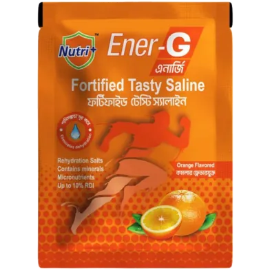 Ener-G Fortified Tasty Saline (20pcs Box, 09gm/each) Orange Flavored - Rokomari product